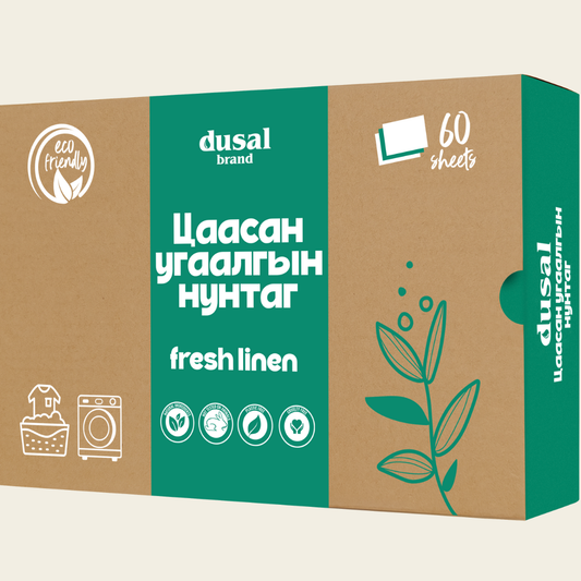 Цаасан угаалгын нунтаг - Fresh 60ш