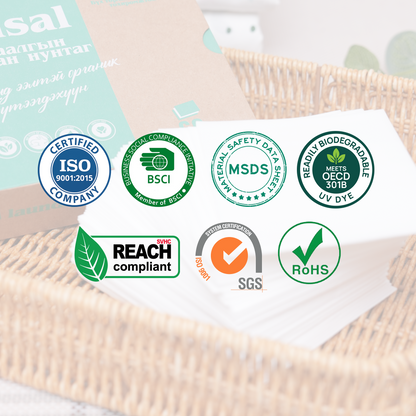 Байгальд ээлтэй Органик угаалгын цаасан нунтаг